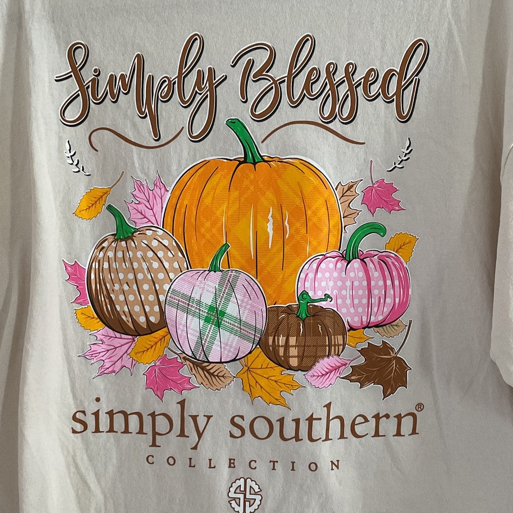 Simply Southern Ivory Long Sleeve Shirt - Picture 5 of 11